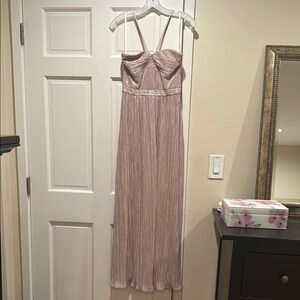 Laundry By Shelli Segal Blush Satin Dress